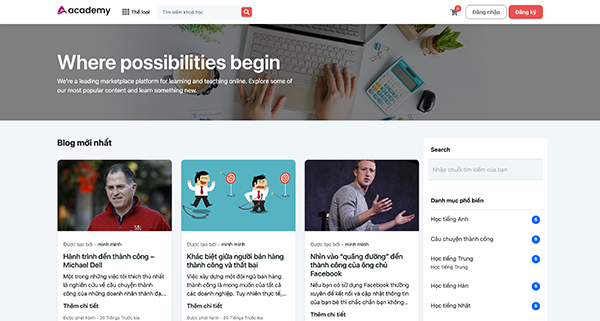 Trang blog