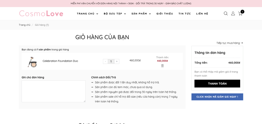 Giỏ hàng