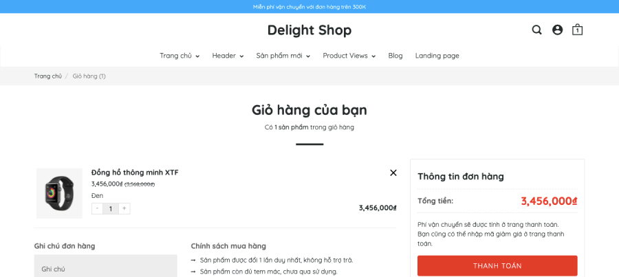 Giỏ hàng