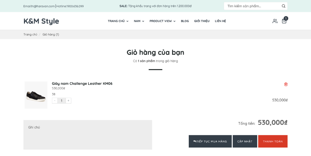 Giỏ hàng