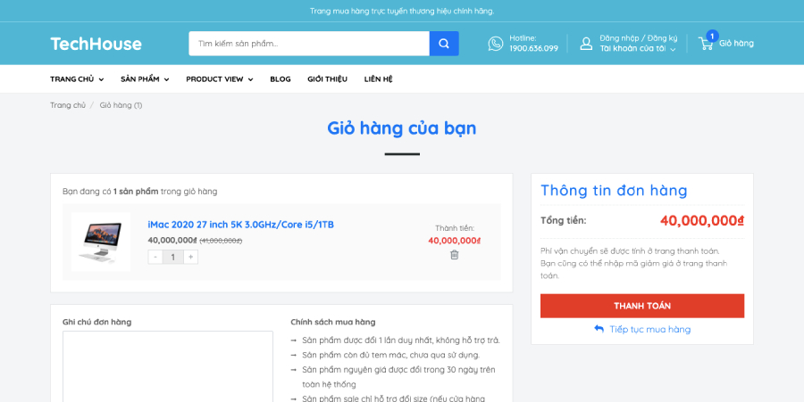 Giỏ hàng