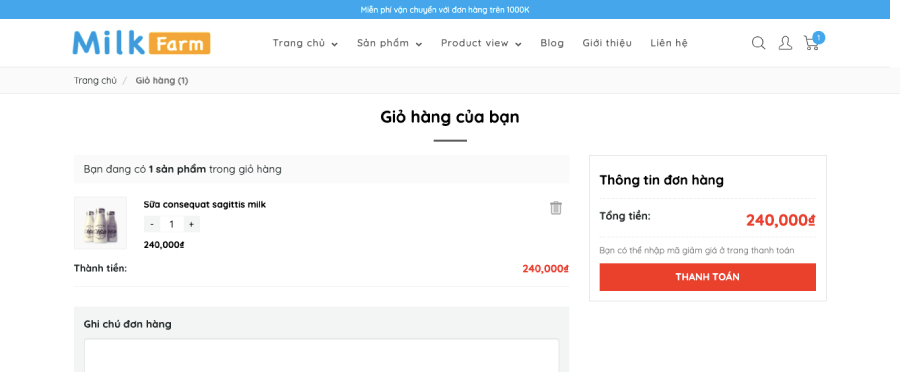 Giỏ hàng