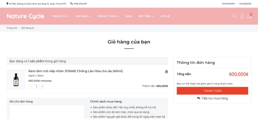 Giỏ hàng