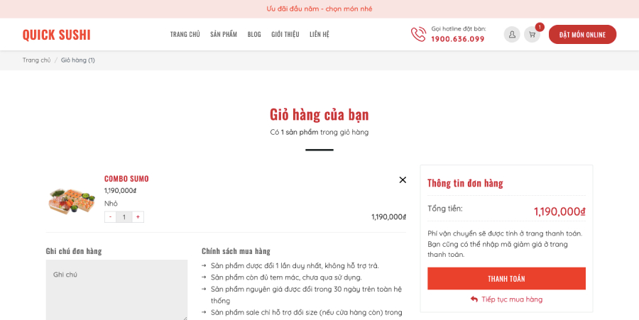 Giỏ hàng