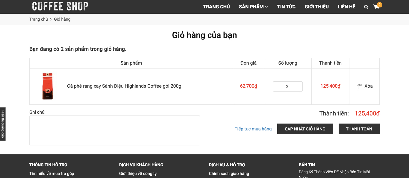 Giỏ hàng