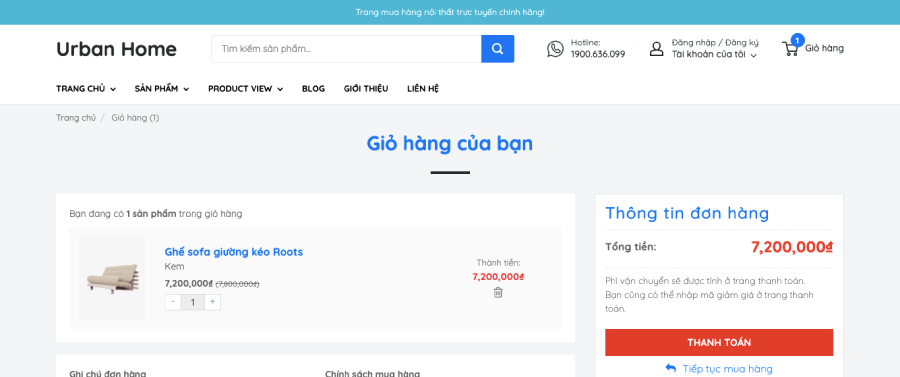 Giỏ hàng