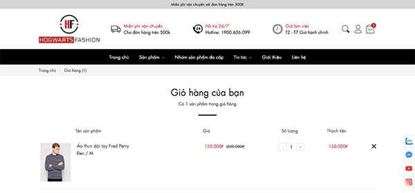 giỏ hàng
