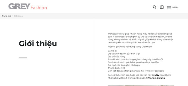 giới thiệu